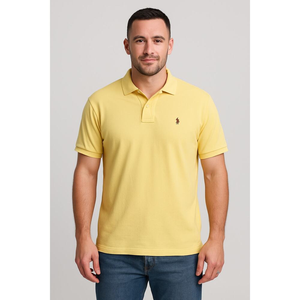 Polo Ralph Lauren Men’s XXL Yellow Pima Soft Touch Polo Shirt Short Sleeve